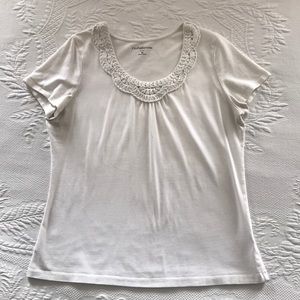 Ivory short sleeved shirt